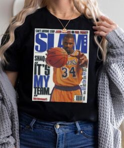 Shaquille O'Neal Los Angeles Lakers Slam Cover NBA Tee Shirt