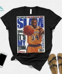 Shaquille O'Neal Los Angeles Lakers Slam Cover NBA Tee Shirt