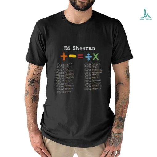 Sheeran Tour Shirt Ed Sheeran Concert Shirts