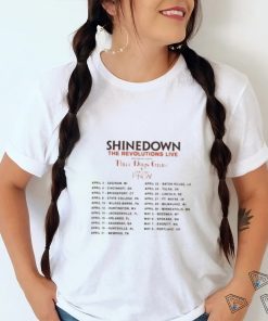 Shinedown The Revlutions Live Tour With Special Guests Shirt Shinedown World Tour Dates 2023 T Shirts