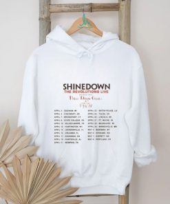 Shinedown The Revlutions Live Tour With Special Guests Shirt Shinedown World Tour Dates 2023 T Shirts