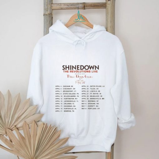 Shinedown The Revlutions Live Tour With Special Guests Shirt Shinedown World Tour Dates 2023 T Shirts