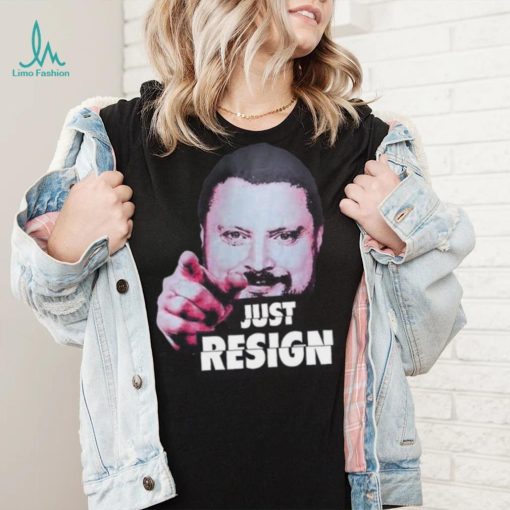 Simon Williams Just Resign Shirt