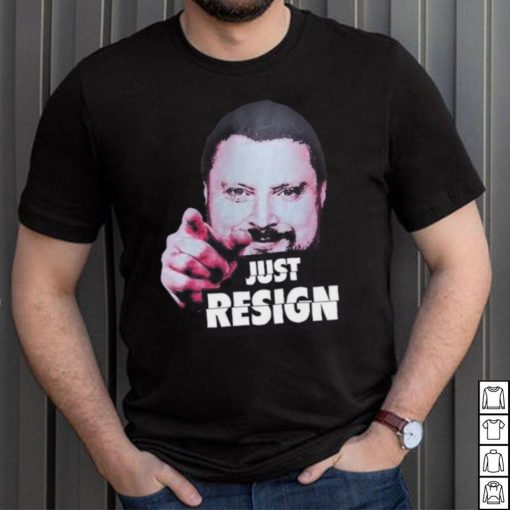 Simon Williams Just Resign Shirt