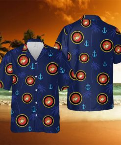 Simple Us Marine Corps Navy Unisex Hawaiian ShirtsSimple Us Marine Corps Navy Unisex Hawaiian Shirts