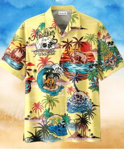 Skull Parasise Love Beach Vintage Hawaiian Aloha Shirts