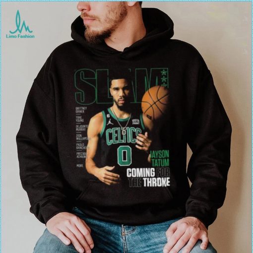 Slam Cover  Boston Celtics Jayson Tatum Coming for the Throne Tee Shirt