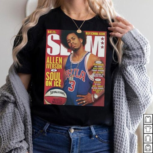 Slam Cover Philadelphia 76ers Allen Iverson Tee Shirt