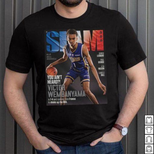 Slam Cover Victor Wembanyama NBA  Tee Shirt