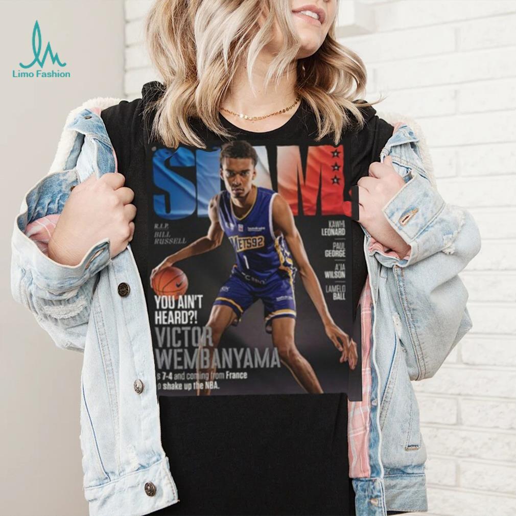 Slam Cover Victor Wembanyama NBA Tee Shirt - Limotees