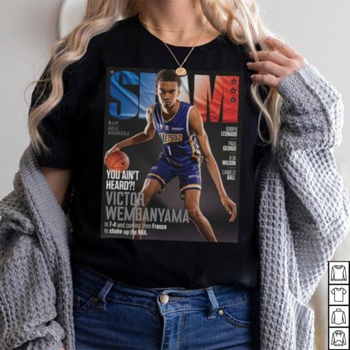 Slam Cover Victor Wembanyama NBA  Tee Shirt