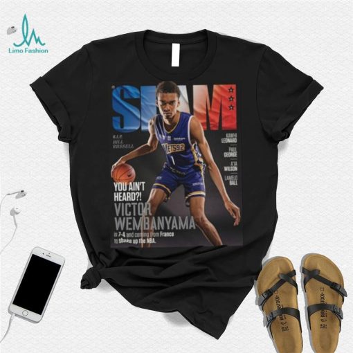 Slam Cover Victor Wembanyama NBA  Tee Shirt