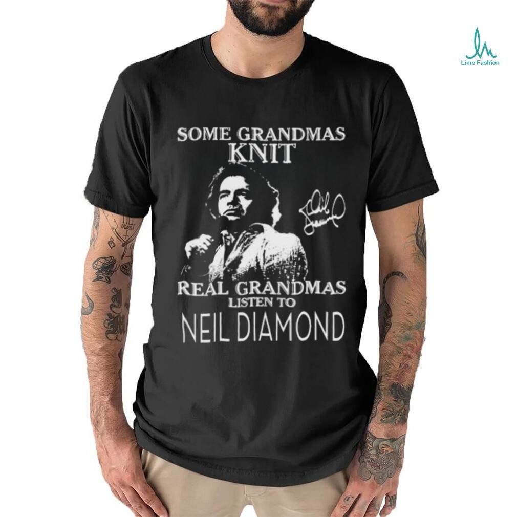 Some Grandmas Knit Real Grandmas Go Fishing Shirt for Women