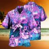 Gift For Father Fishing Reaper Green Tropical Unisex Hawaiian Shirts