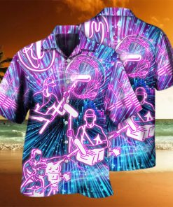 Sound Engineer Neon Style Hawaiian Shirt