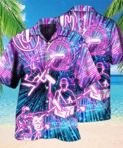 Sound Engineer Neon Style Hawaiian Shirt