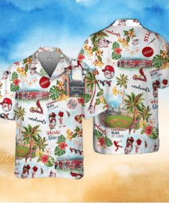 St Louis Cardinals Birds Blues Funny Hawaiian Shirt