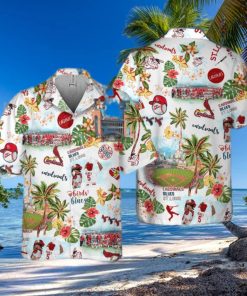 St Louis Cardinals Birds Blues Funny Hawaiian Shirt