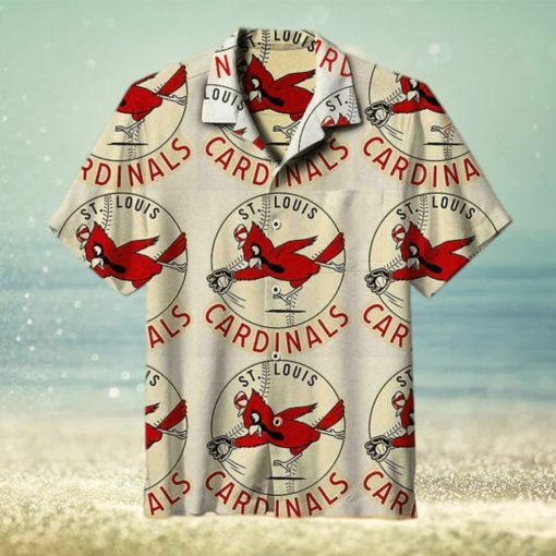 St  Louis Cardinals Funny Hawaiian Shirt Baseball Gift For Beach Lovers