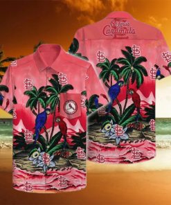 St  Louis Cardinals Funny Hawaiian Shirt Bird Pattern Summer Gift For Friend