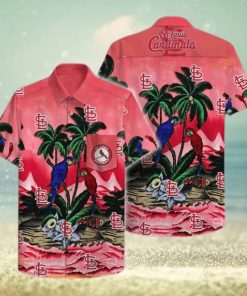 St Louis Cardinals Funny Hawaiian Shirt Bird Pattern Summer Gift For Friend