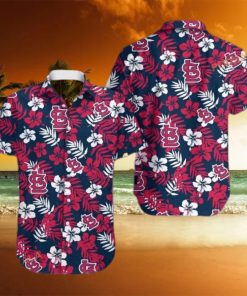 St Louis Cardinals Funny Hawaiian Shirt Hibiscus Flower Pattern Summer Gift For Friend