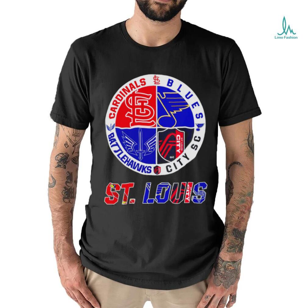 Saint Louis Blues City Sc Battlehawks Cardinals Shirt, hoodie