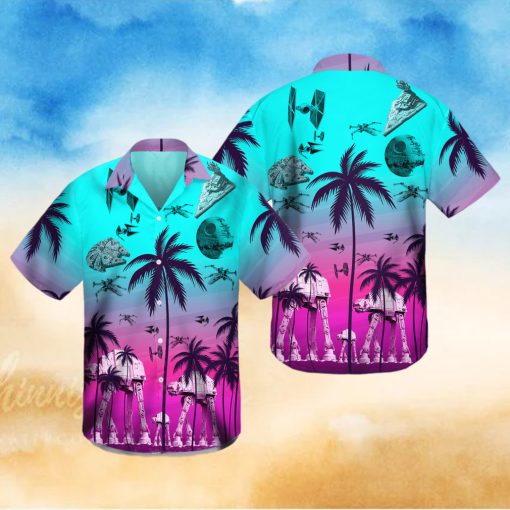 Star Wars Pink Neon Hawaiian Shirt