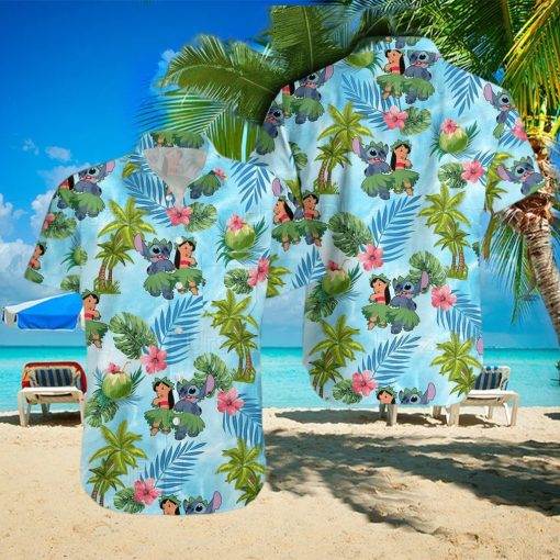 Stitch Coconut Hawaiian Shirt Summer Gift For Men And Women