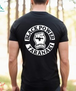 Stuff Black Power Hawera Taranaki logo shirt