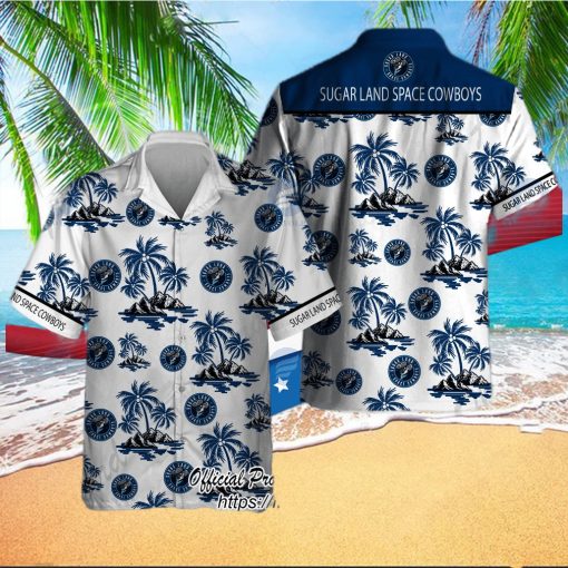 Sugar Land Space Cowboys Baseball Team Hawaiian Shirt