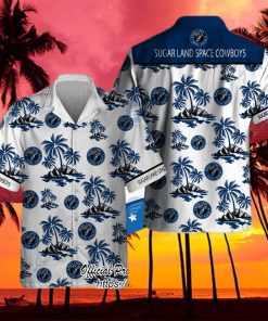 Sugar Land Space Cowboys Baseball Team Hawaiian Shirt