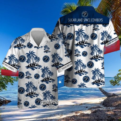 Sugar Land Space Cowboys Baseball Team Hawaiian Shirt