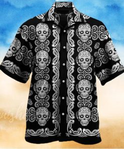 Sugar Skull Pattern Unisex Hawaiian Shirts