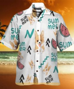 Summer Aloha Corgi Funny Hawaiian Shirt For Dog Lovers