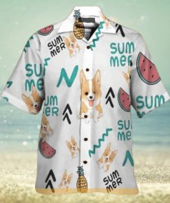 Summer Aloha Corgi Funny Hawaiian Shirt For Dog Lovers