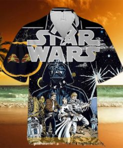 Summer Aloha Darth Vader Funny Hawaiian Shirts Beach Gift For Star Wars Fans