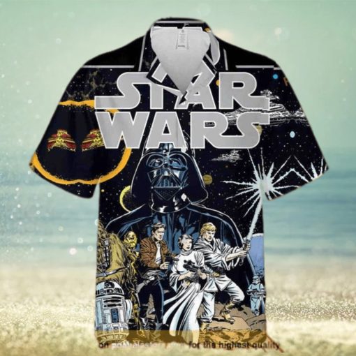 Summer Aloha Darth Vader Funny Hawaiian Shirts Beach Gift For Star Wars Fans