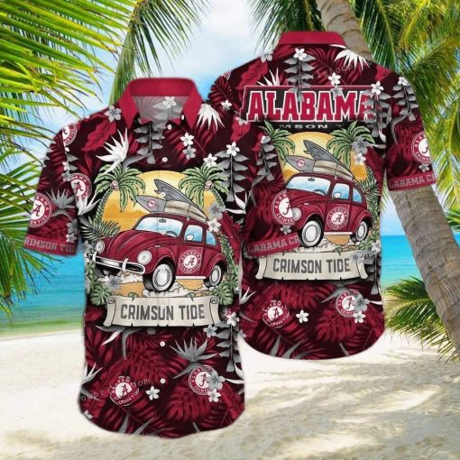 Summer Aloha NCAA Alabama Crimson Tide Hawaiian Shirt Gift For Football Fans