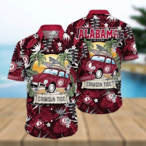 Summer Aloha NCAA Alabama Crimson Tide Hawaiian Shirt Gift For Football Fans