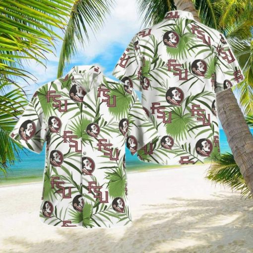 Summer Aloha NCAA Florida State Seminoles Hawaiian Shirt Beach Gift For Dad