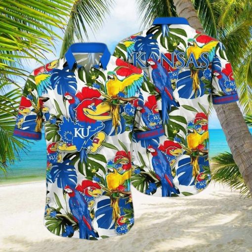 Summer Aloha NCAA Kansas Jayhawks Hawaiian Shirt Practical Beach Gift