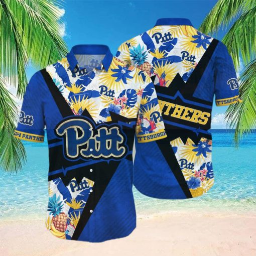 Summer Aloha NCAA Pitt Panthers Hawaiian Shirt Gift For Beach Vacation