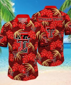 Summer Aloha NCAA Texas Tech Hawaiian Shirt Palm Leaves Beach Gift For Dad