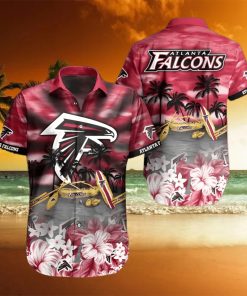 Summer Aloha NFL Atlanta Falcons Hawaiian Shirt Practical Beach Gift