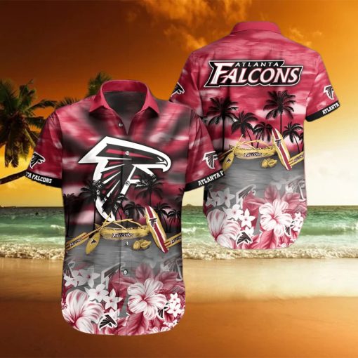 Summer Aloha NFL Atlanta Falcons Hawaiian Shirt Practical Beach Gift