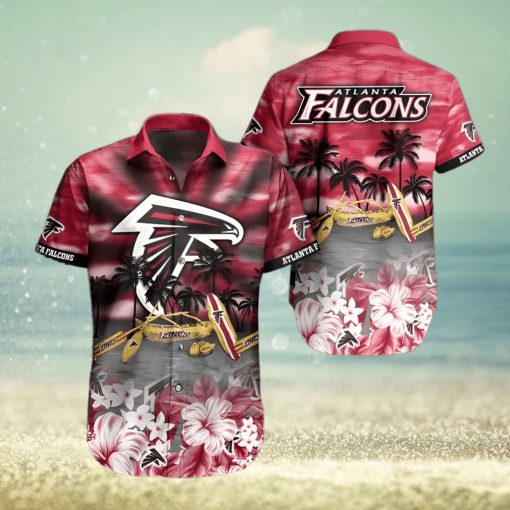 Summer Aloha NFL Atlanta Falcons Hawaiian Shirt Practical Beach Gift