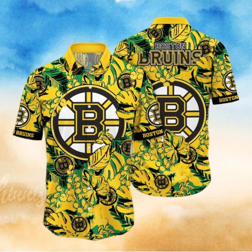 Summer Aloha NHL Boston Bruins Hawaiian Shirt Gift For Beach Vacation