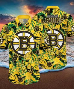 Summer Aloha NHL Boston Bruins Hawaiian Shirt Gift For Beach Vacation