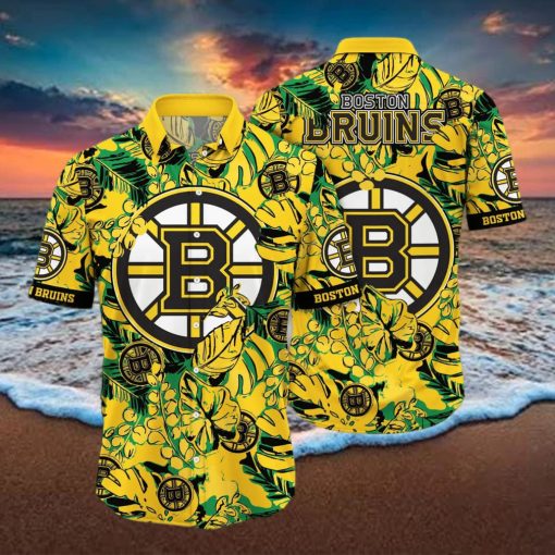 Summer Aloha NHL Boston Bruins Hawaiian Shirt Gift For Beach Vacation